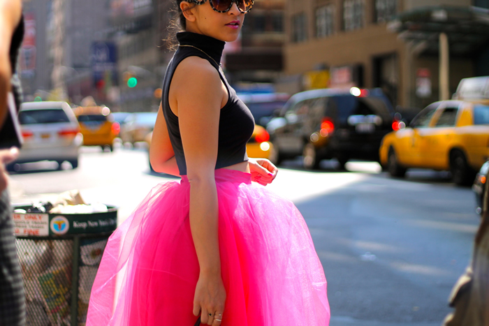 Marc jacobs shop pink tulle skirt